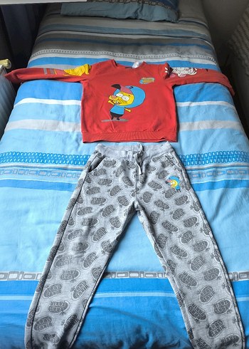 Renkli Baskılı Kapüşonlu Erkek Takım takım fiyatı 450 - Görsel 2