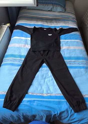 Sarı Baskılı Erkek Çocuk Eşofman Takımı - Görsel 17