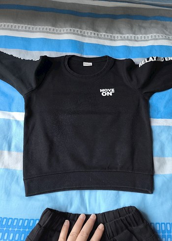 Sarı Baskılı Erkek Çocuk Eşofman Takımı - Görsel 20