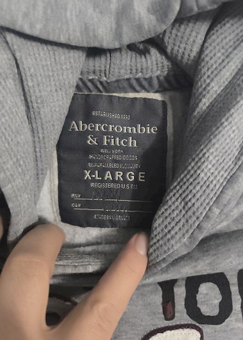 Gri Kapüşonlu Erkek Sweatshirt - Görsel 5