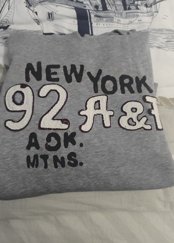 Gri Kapüşonlu Erkek Sweatshirt - Görsel 8