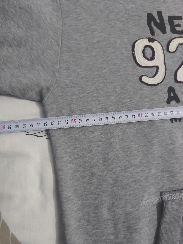 Gri Kapüşonlu Erkek Sweatshirt - Görsel 3