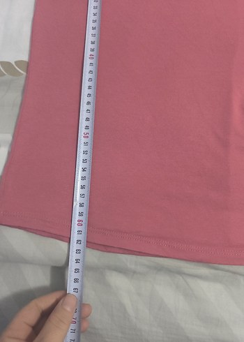 Dantel Detaylı Pembe Kadın Tişört - Görsel 4