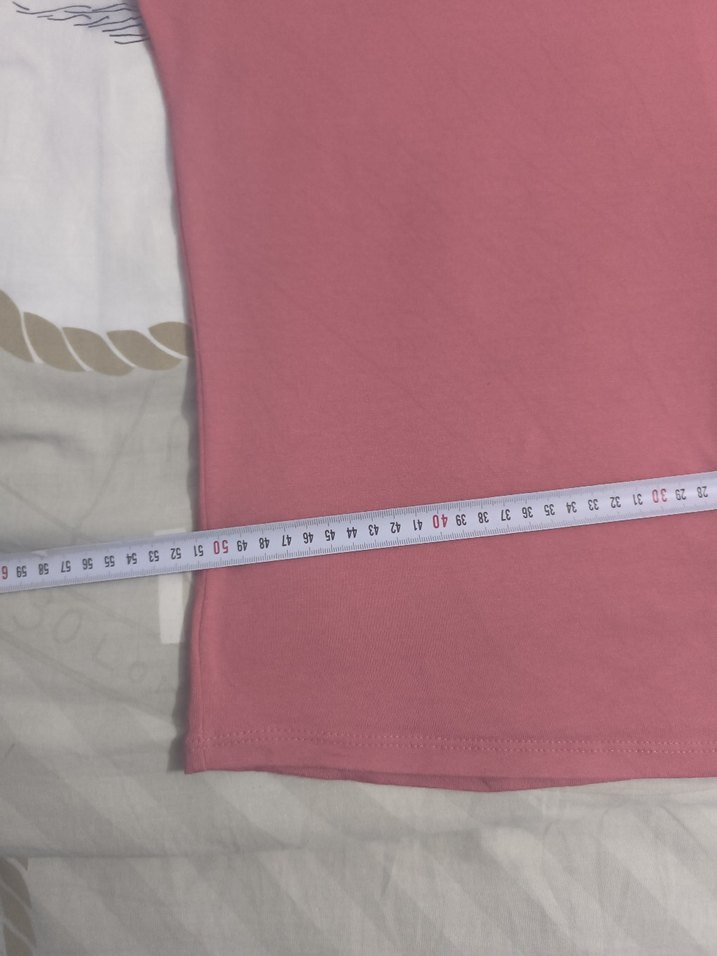 Dantel Detaylı Pembe Kadın Tişört - Görsel 3