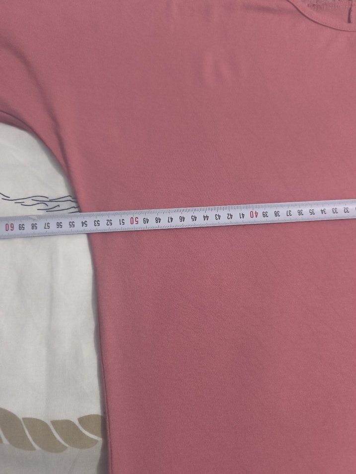 Dantel Detaylı Pembe Kadın Tişört - Görsel 5