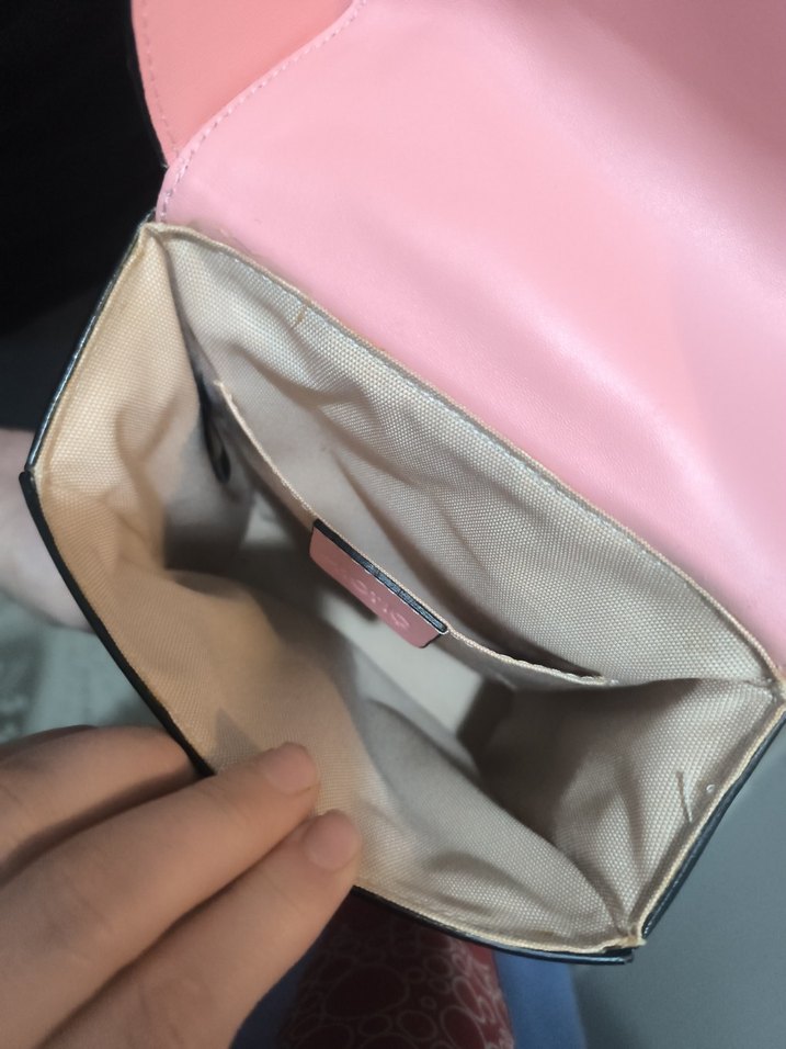 Pembe Deri Tokalı Kadın Çanta - Görsel 2