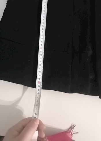 Siyah Fermuarlı Midi Kaban - Görsel 5