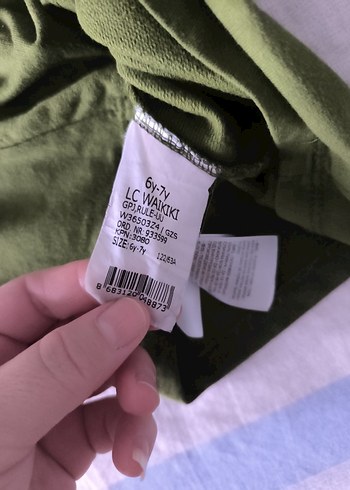 Erkek Çocuk Haki Uzun Kollu Sweatshirt - Görsel 6