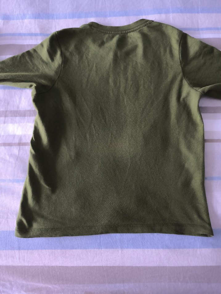 Erkek Çocuk Haki Uzun Kollu Sweatshirt - Görsel 5