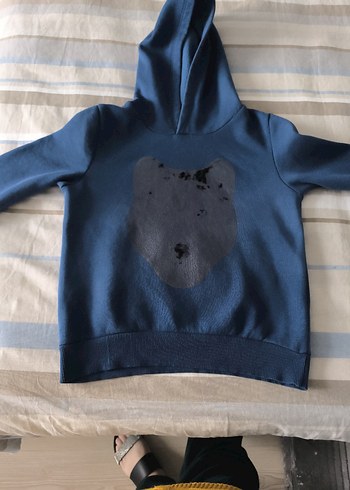 Beyaz Baskılı Erkek Çocuk Sweatshirt - Görsel 9