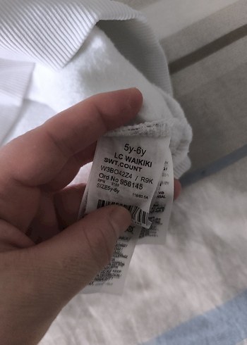 Çoçuk Beyaz Baskılı Kısa Kollu Sweatshirt - Görsel 4