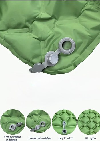 Şişme yatak tek kişilik ultra hafif - Görsel 2