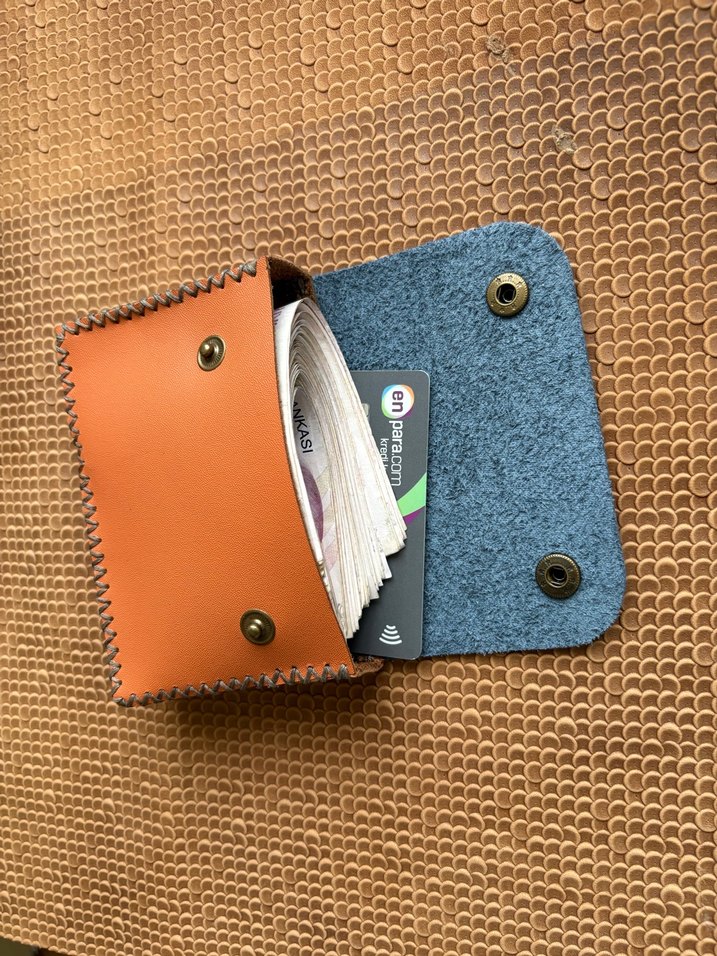 Para cüzdanı hakiki deriden - Görsel 5