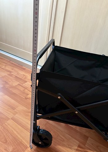 Katlanabilir Siyah kamp arabası - Görsel 4