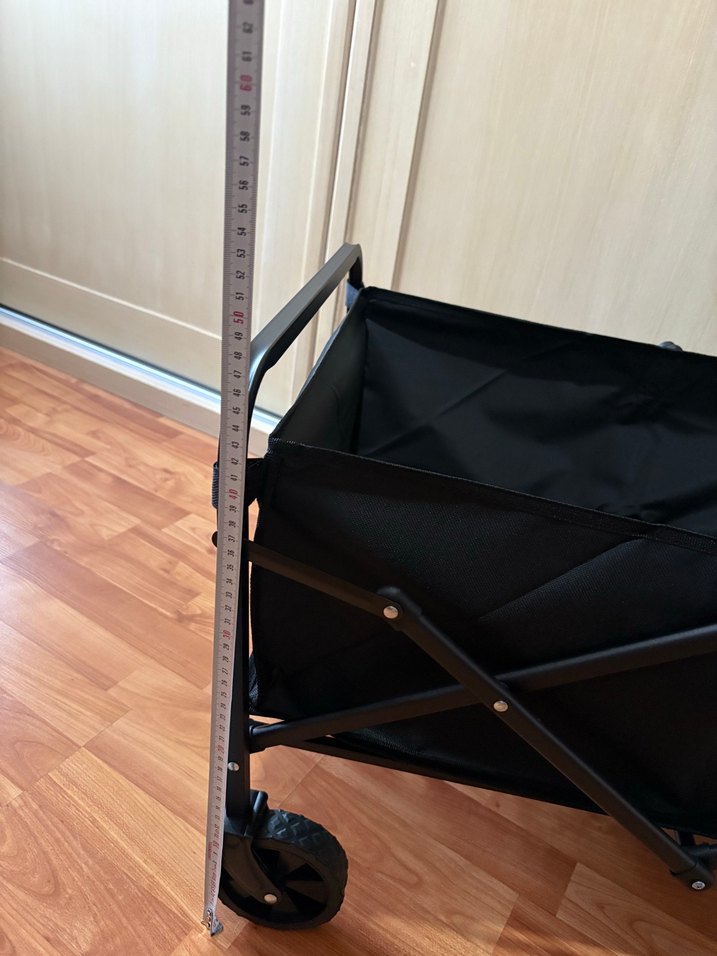 Katlanabilir Siyah kamp arabası - Görsel 4