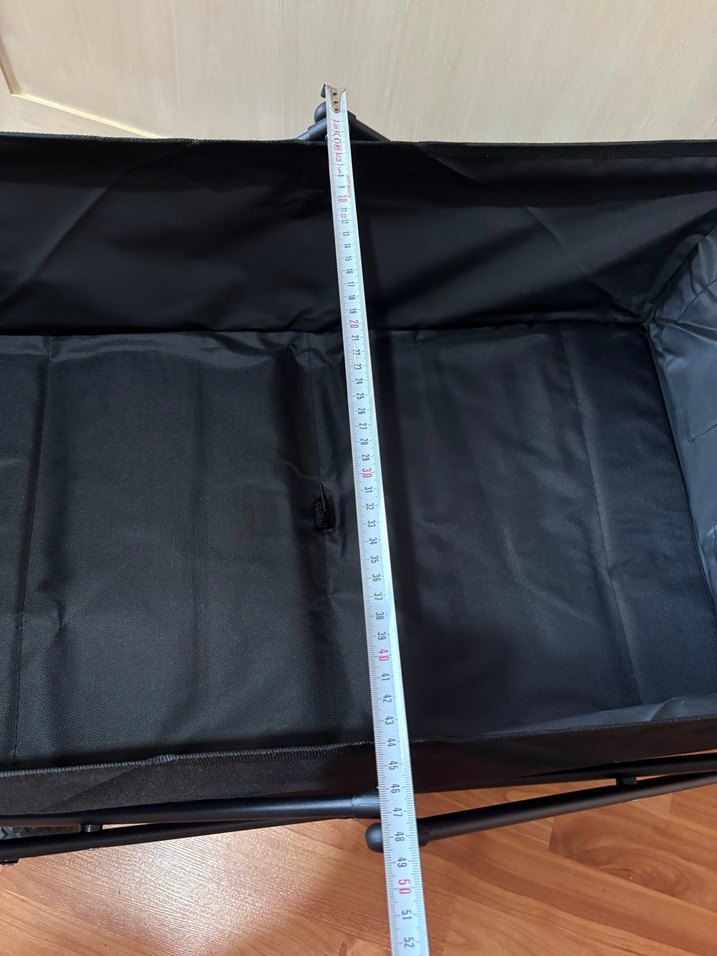 Katlanabilir Siyah kamp arabası - Görsel 5