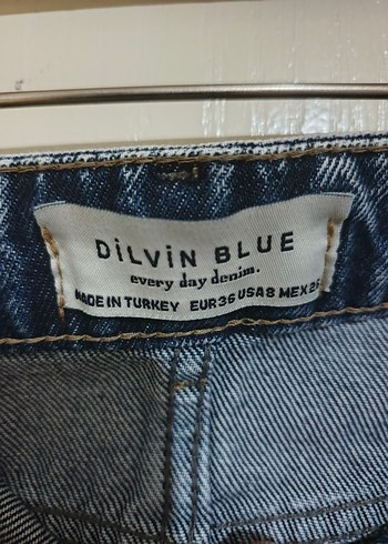 Yırtık ve Tokalı Kadın Kot Pantolon - Görsel 3