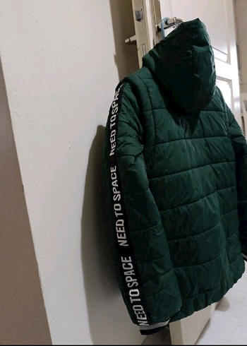 LC Waikiki Erkek Çocuk Yeşil Fermuarlı Mont
