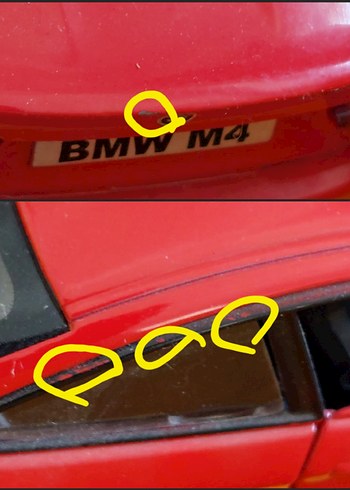  BMW M4 1/36 ÖLÇEK MODEL ARABA