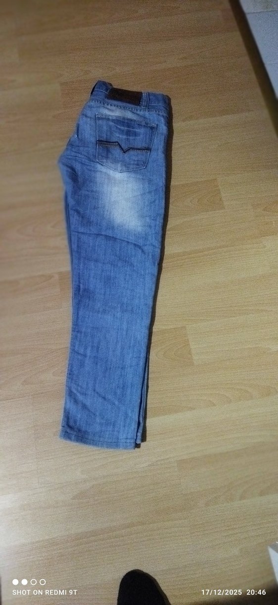 Erkek Mavi Regular Fit Kot Pantolon - Görsel 2