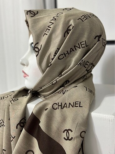  Beden camel Renk Chanel bayan şal