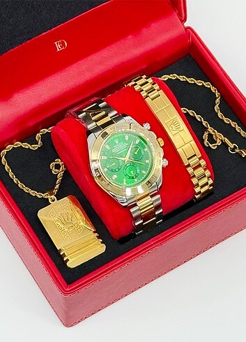 *YENİ (NEW)* ???????????? * ROLEX SET * *GERÇEK ÇELİK* *QUALITY