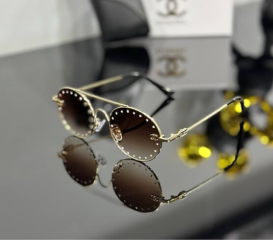 CHANEL Back İn Stock ?? ???? ???????? Sunglasses+Box+C