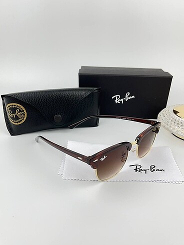 Ray Ban Ray-Ban Clubmaster Kahverengi Güneş Gözlüğü