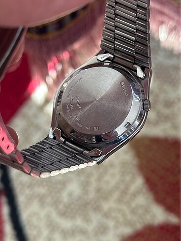 Beden siyah Renk Seiko 5 Siyah Kadran Military Model Full Fosforlu