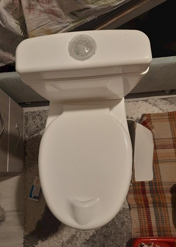 Bebek Hijyenine Uygun Beyaz Tuvalet Kapağı - Görsel 2