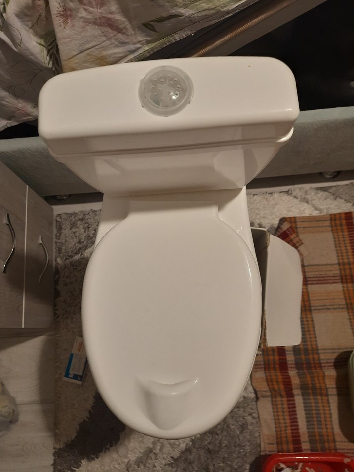 Bebek Hijyenine Uygun Beyaz Tuvalet Kapağı - Görsel 2