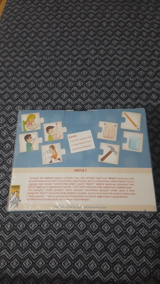 Neyle? Eğitici Gri Oyun Seti - Görsel 3