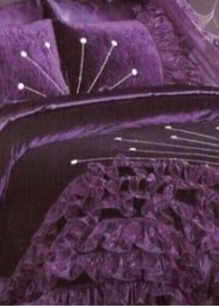 Elart yaprak dökümü çift kişilik yatak örtüsü - Görsel 2