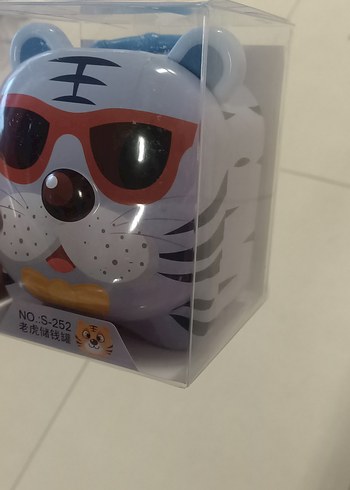 Kaplan Figürlü Eğitici Metal Kumbara - Görsel 3