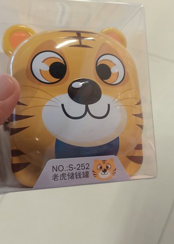 Kaplan Figürlü Eğitici Metal Kumbara - Görsel 5