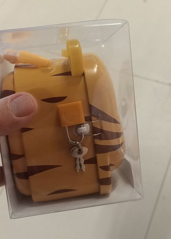 Kaplan Figürlü Eğitici Metal Kumbara - Görsel 4