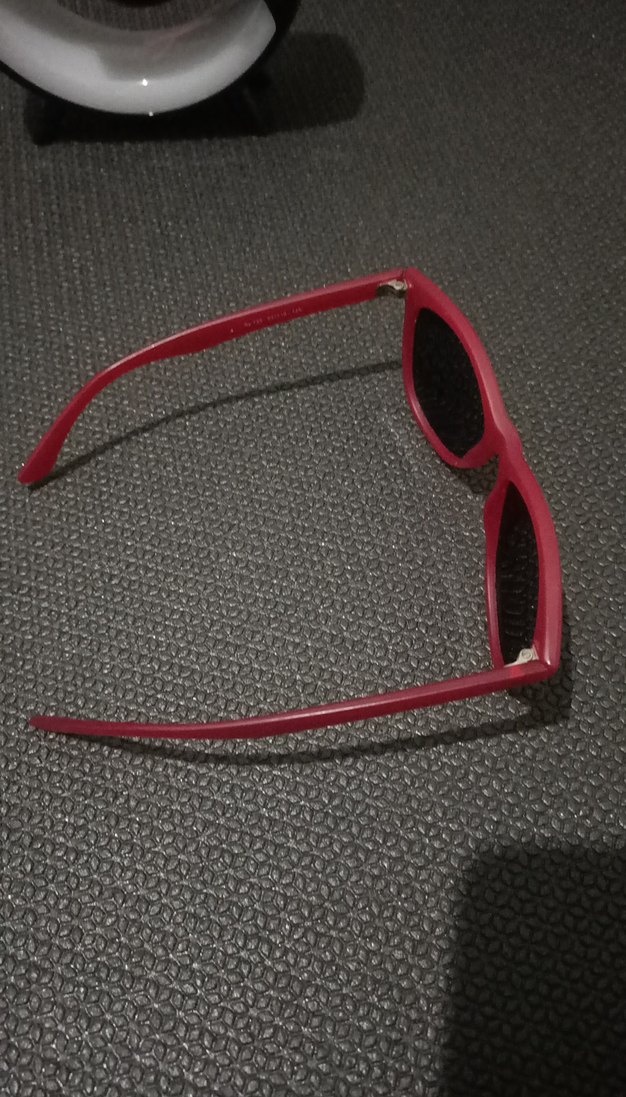 Kırmızı Klasik Uniseks Güneş Gözlüğü - Görsel 2