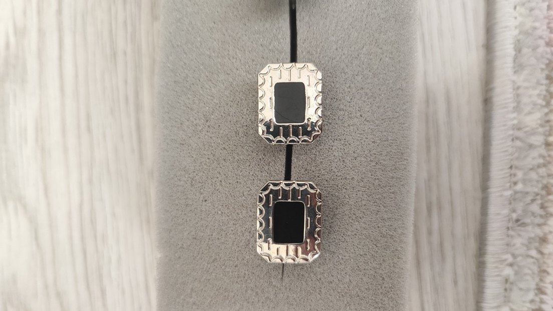 Gri Vintage Erkek Kol Düğmeleri - Görsel 3