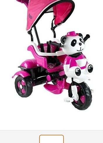 Panda 3 tekerlekli çocuk bisikleti