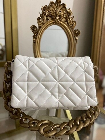 BEYAZ ZARA MODEL ÇANTA