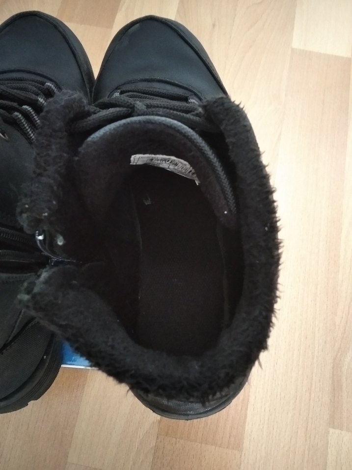 Siyah Bağcıklı ve yandan fermuarlı Erkek  Bot - Görsel 4