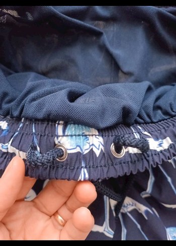 Bluemint Lacivert Baskılı Erkek çocuk Yüzme Şortu - Görsel 5