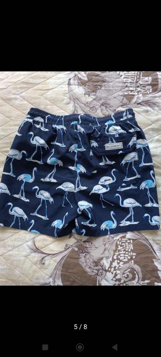 Bluemint Lacivert Baskılı Erkek çocuk Yüzme Şortu - Görsel 3