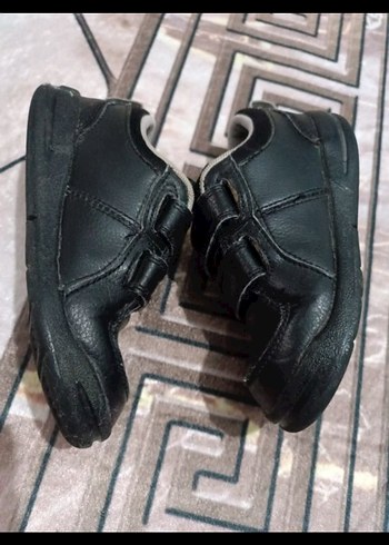 Erkek Çocuk Siyah Cırt Cırtlı Spor Ayakkabı - Görsel 4