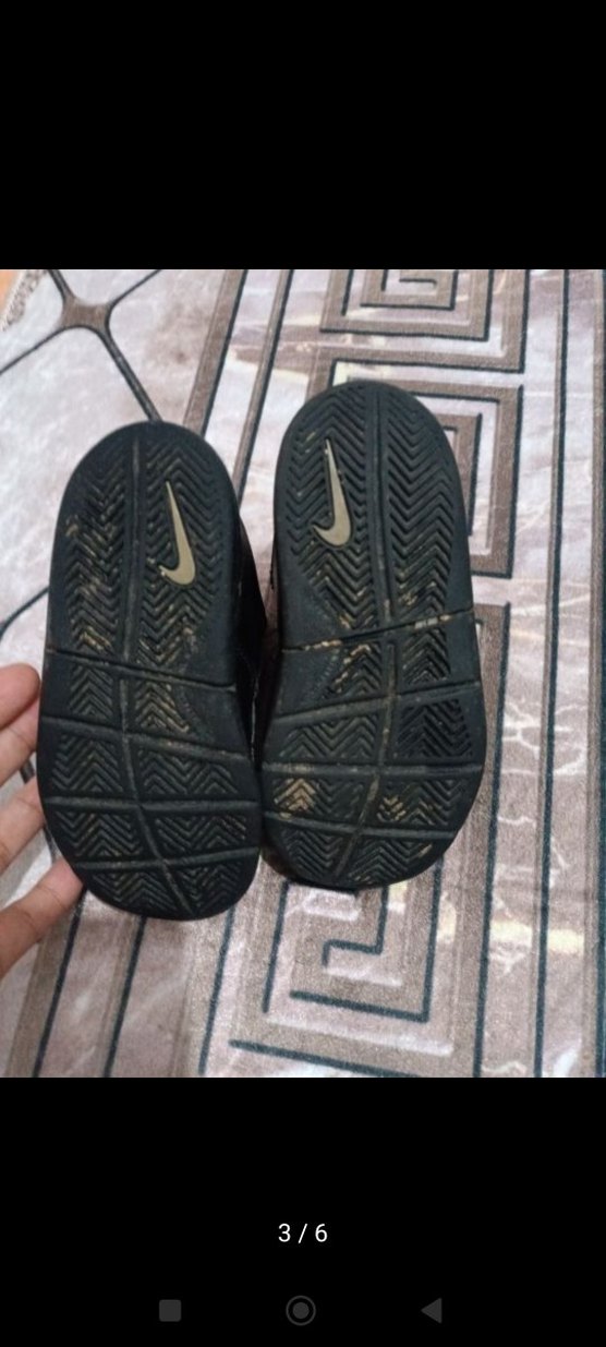 Erkek Çocuk Siyah Cırt Cırtlı Spor Ayakkabı - Görsel 3