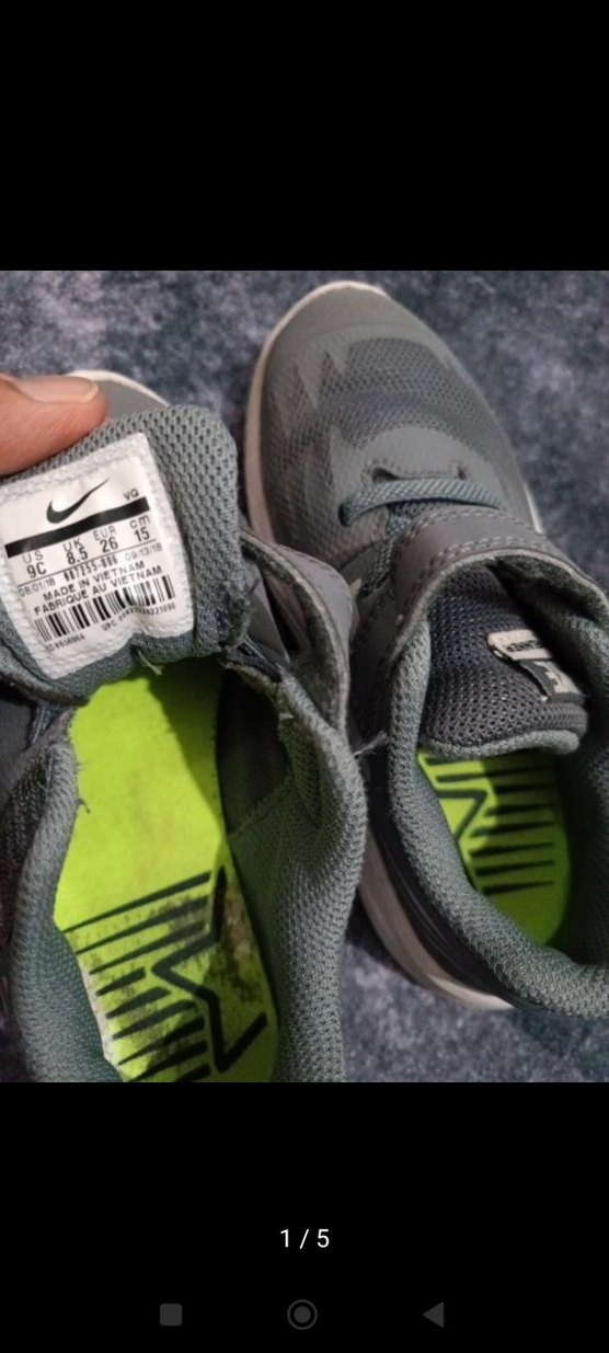 Nike Gri Erkek Çocuk Spor Ayakkabı - Görsel 4