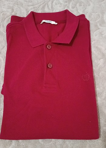 Colins Bordo Erkek Polo Yaka Kısa Kollu Tişört - Görsel 4
