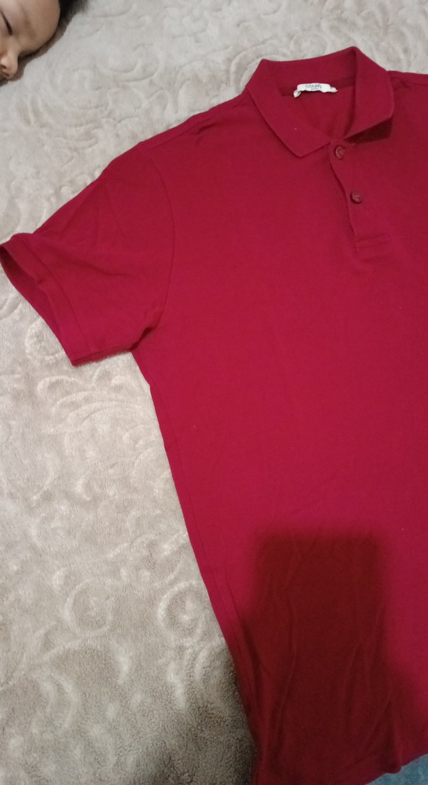 Colins Bordo Erkek Polo Yaka Kısa Kollu Tişört - Görsel 3