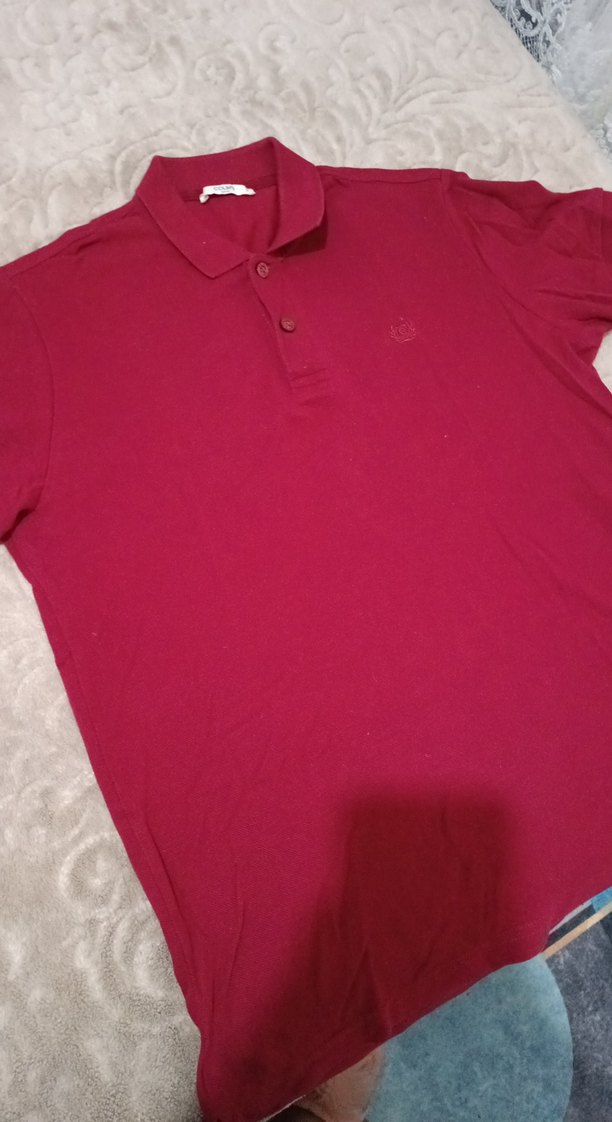 Colins Bordo Erkek Polo Yaka Kısa Kollu Tişört - Görsel 2