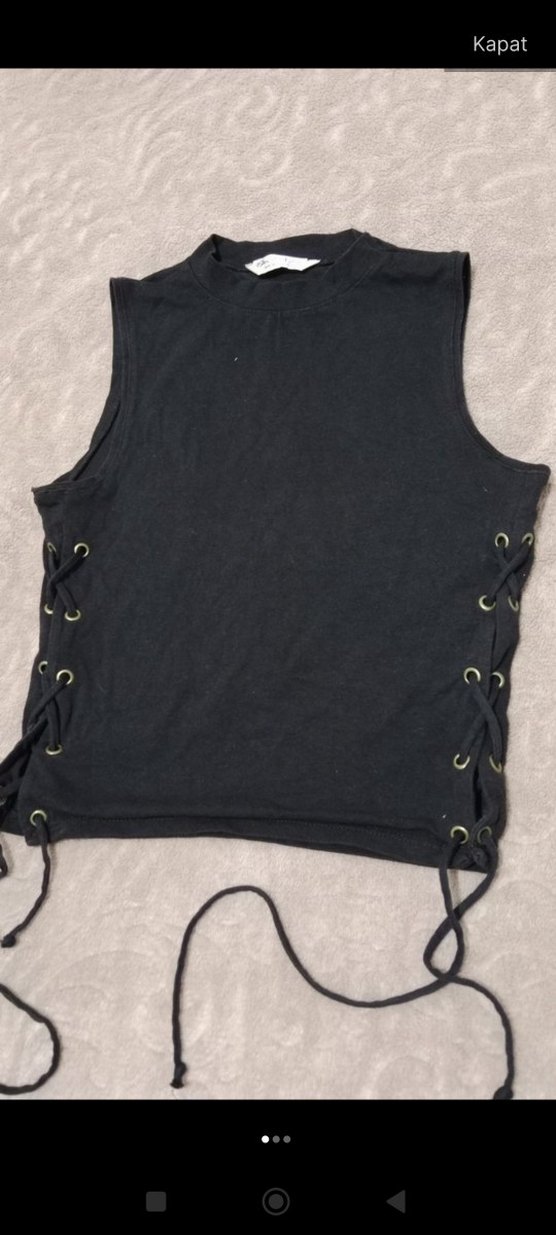 Siyah Kolsuz crop - Görsel 2